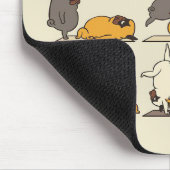 Yoga Mops Funny | Großartiges Geschenk für Ihre La Mousepad (Ecke)
