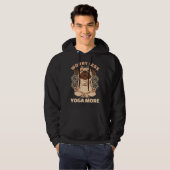 Yoga Mops Gift Hoodie (Vorne ganz)