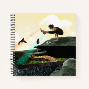 Yoga morgens notizblock