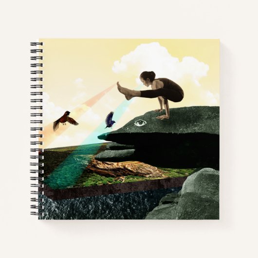 Yoga morgens notizblock (Vorderseite)
