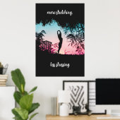 Yoga-Motivations-Wandkunst Poster (Heimbüro)