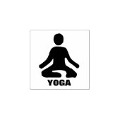Yoga Motivierend Rubber Briefmarke Gummistempel (Prägung)