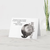 Yoga-motivierend Zitat Karte (Vorderseite)