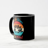 Yoga-Multitassen-Kaffeetasse Tasse (Vorderseite Links)