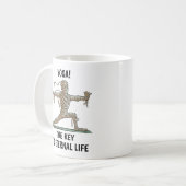 Yoga Mummy Kaffeetasse (Vorderseite Links)