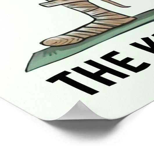 Yoga Mummy Poster (Ecke)