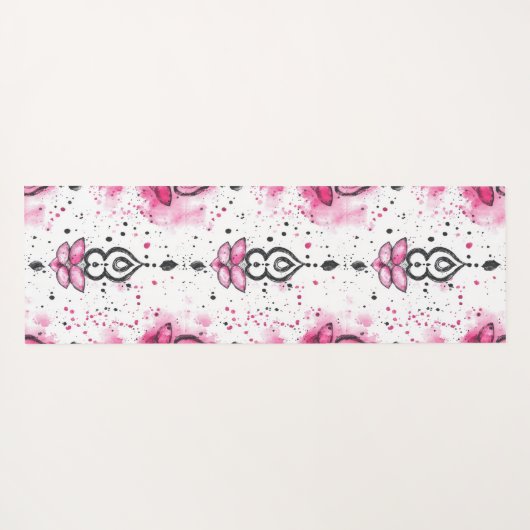 Yoga-Muster Yogamatte (Rückseite (Horizontal))