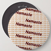 Yoga Namaste Button (Vorne & Hinten)