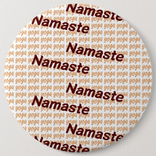 Yoga Namaste Button