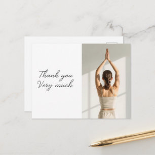 Yoga Namaste Dankeskarte Postkarte