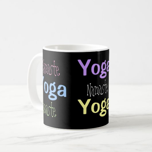 Yoga, Namaste Kaffeetasse (Vorderseite Links)
