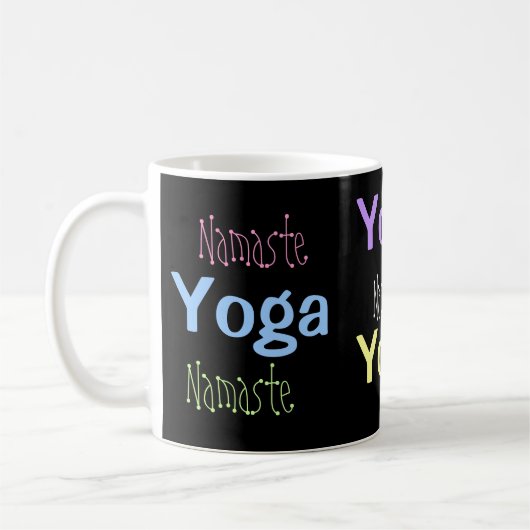 Yoga, Namaste Kaffeetasse (Links)