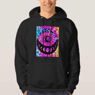 Yoga Namaste Mond Krawatte Stirb Buddha Auge Hoodie