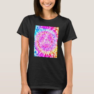 Yoga Namaste Mond Tie Die Buddha T-Shirt