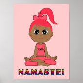Yoga Namaste Poster (Vorne)
