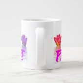 Yoga Namaste Tee oder Kaffee-Tasse Jumbo-Tasse (Rückseite)