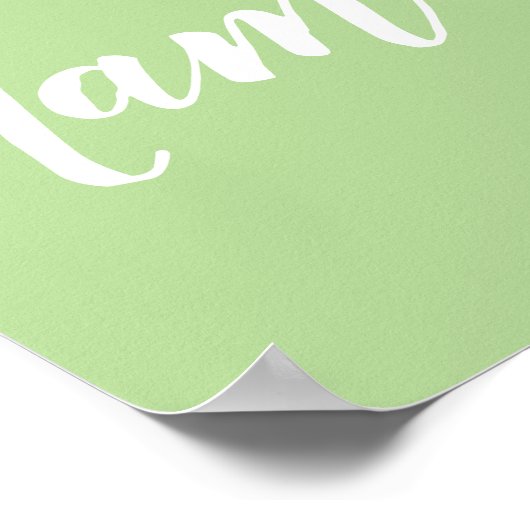 Yoga Namaste White Lotus Blume Poster (Ecke)