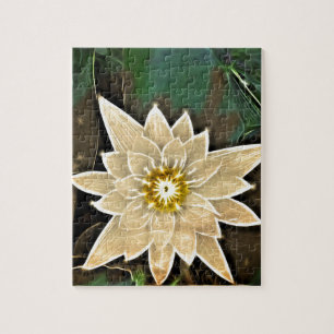 Yoga Namaste White Lotus Puzzle