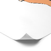 Yoga Namaste Young Girl Poster (Ecke)