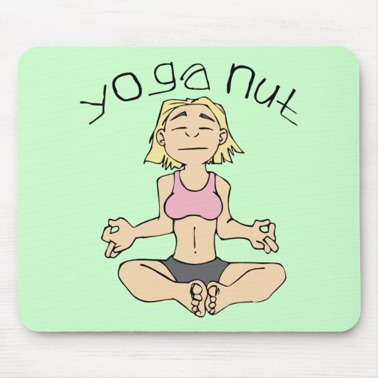 Yoga Nut Yogi Gear Mousepad (Vorne)
