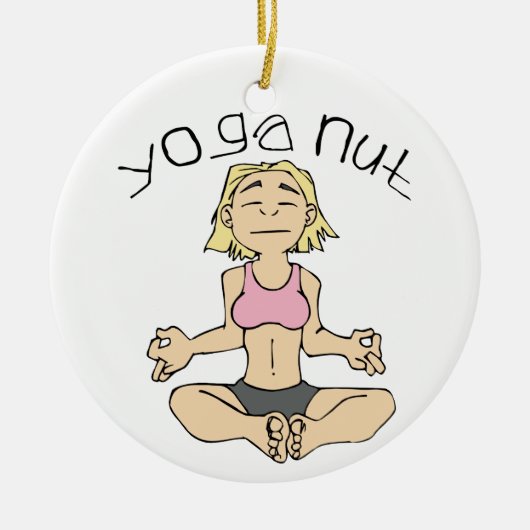 Yoga Nut Yogi Ornament (Vorne)
