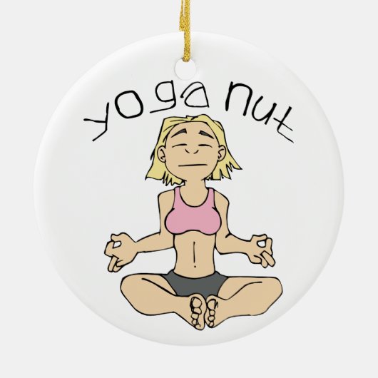 Yoga Nut Yogi Ornament (Hinten)