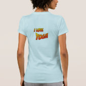 Yoga Octopus Womens Apparel T - Shirt (Rückseite)