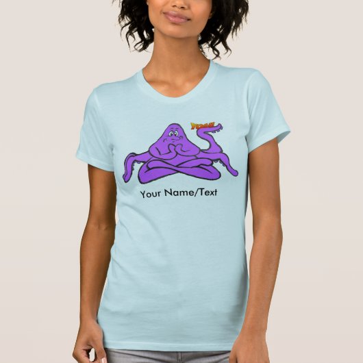 Yoga Octopus Womens Apparel T - Shirt (Vorderseite)