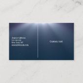 Yoga oder Pilates Instructor Business Card Visitenkarte (Rückseite)