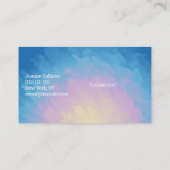 Yoga oder Pilates Instructor Business Card Visitenkarte (Rückseite)