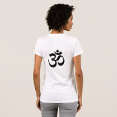 Yoga-Ohm-Spitze T-Shirt (Schwarz voll)