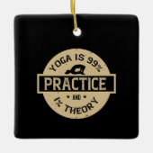 Yoga, Om, Angst, Workout, Meditation, Lehrer, Keramikornament (Vorderseite)