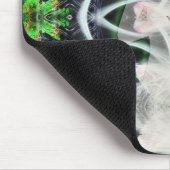 Yoga Om Fraktal Art Mousepad (Ecke)