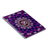 Yoga Om Lila Healing Energy Notebook Notizblock (Rechte Seite)
