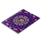 Yoga Om Lila Healing Energy Notebook Notizblock (Linke Seite)