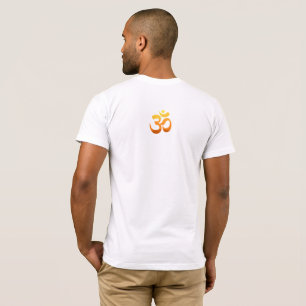 Yoga Om Mantra Symbol Asana Relax Back Image Men's T-Shirt