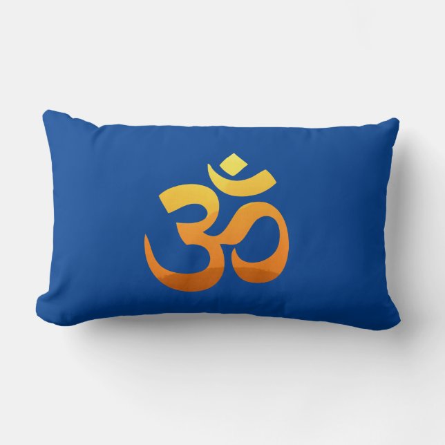 Yoga Om Mantra Symbol Asana Relax Medizin Lendenkissen (Vorderseite)