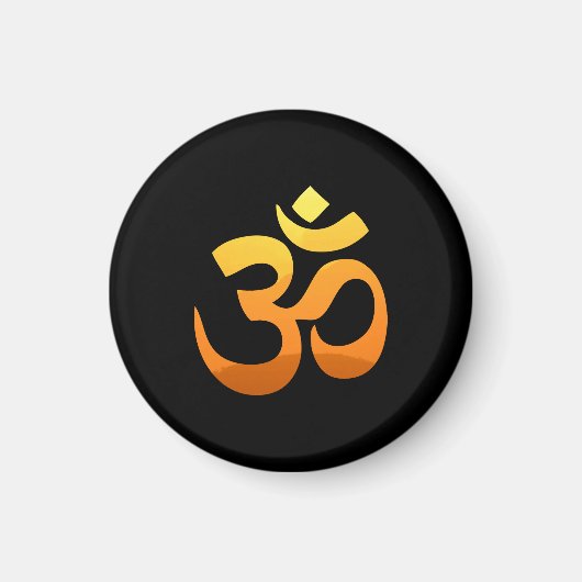 Yoga Om Mantra Symbol Asana Relax Medizin Magnet (Vorne)