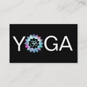 *~* Yoga OM-Om-Lotos-Lehrer-LehrerMandala Visitenkarte