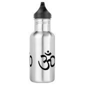 Yoga, Om-Om-Symbol, Hinduismus-Symbol, Edelstahlflasche (Rechts)