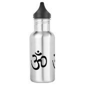 Yoga, Om-Om-Symbol, Hinduismus-Symbol, Edelstahlflasche (Links)