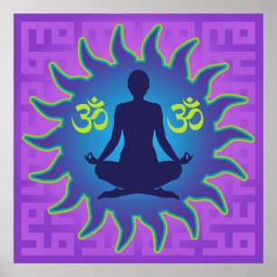 Yoga Om Poster