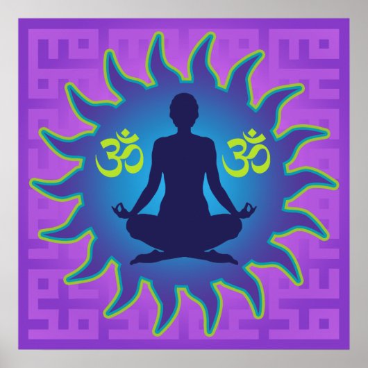 Yoga Om Poster (Vorne)