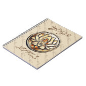 Yoga-OM-Symbol Notizblock (Linke Seite)