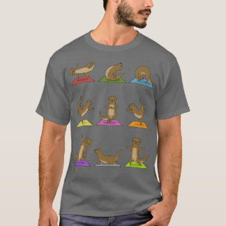 Yoga Otter Meditation Yogi Namaste Sport Gift T-Shirt