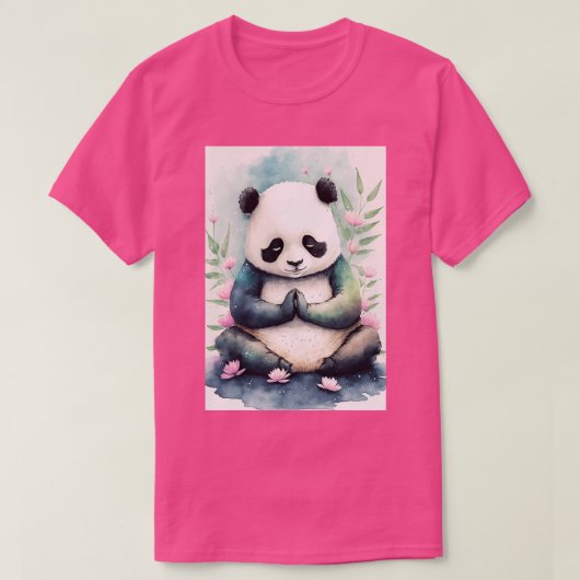 Yoga Panda 1 T-Shirt (Design vorne)