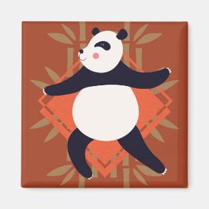 Yoga Panda Magnet