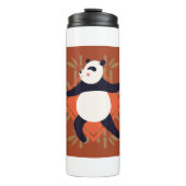 Yoga Panda Thermosbecher (Vorderseite)