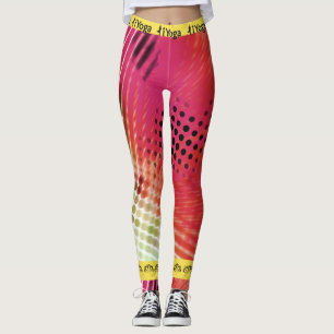 Yoga Pants Abstrakt Bunt Leggings