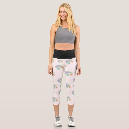 Yoga Pants Capri Leggings (Vorderseite)